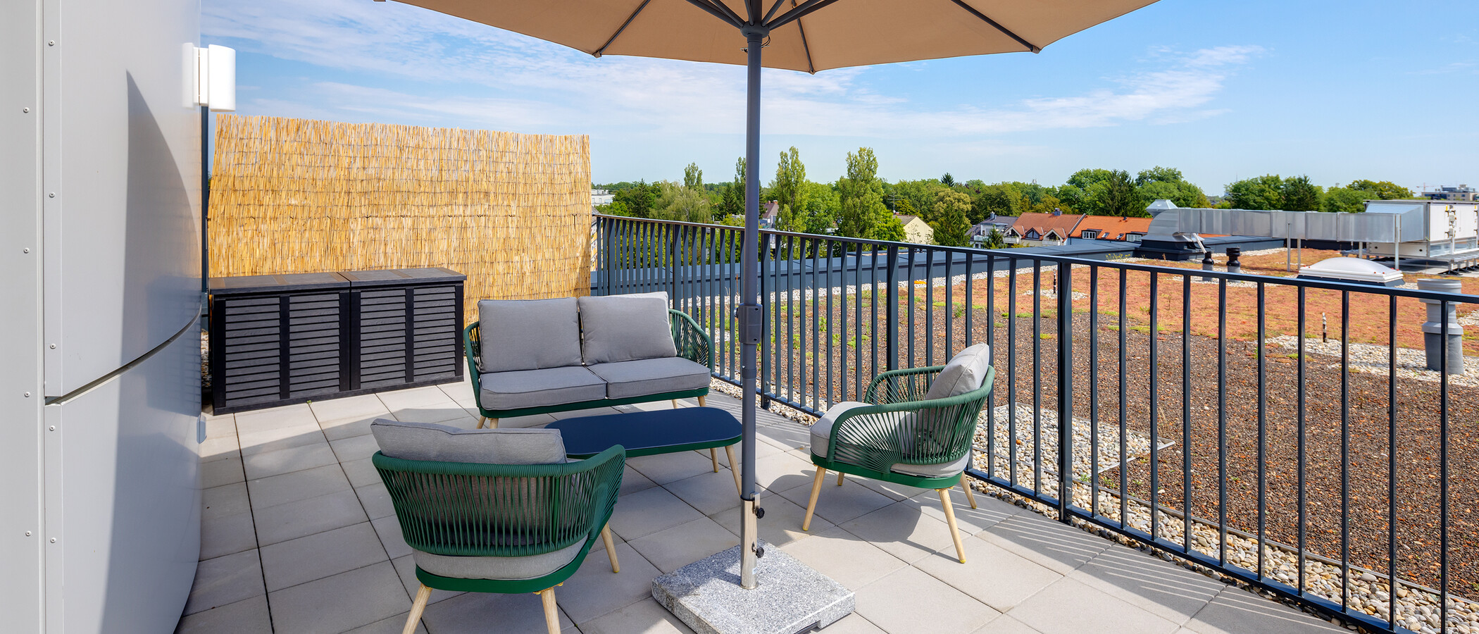 ático con terraza München Pasing 02 azotea 13619