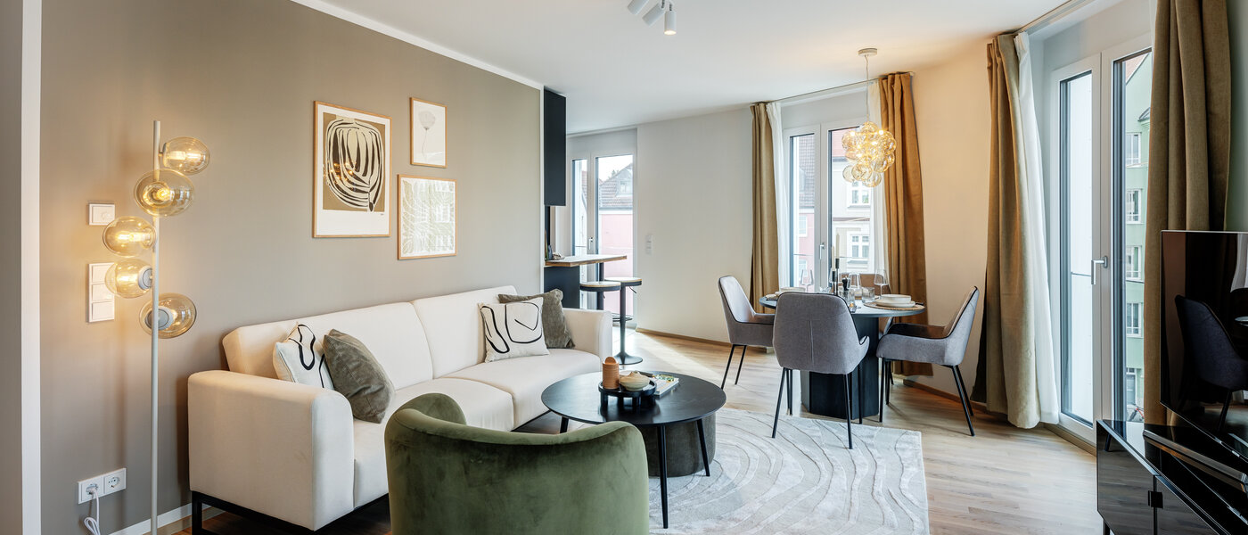 apartamento München Pasing 01 zona de día  13632