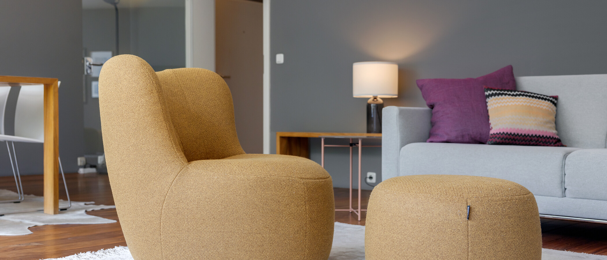 apartamento München Altbogenhausen 03 sala de estar 13633