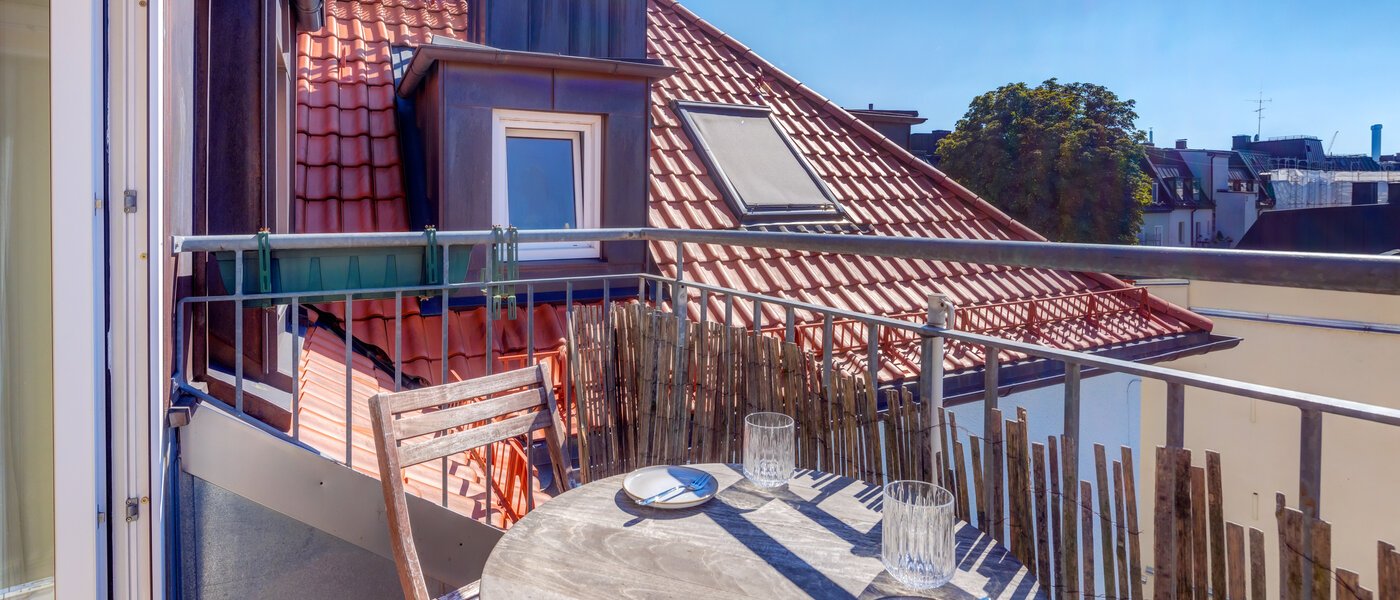 apartamento München Glockenbachviertel 03 balcón 13655