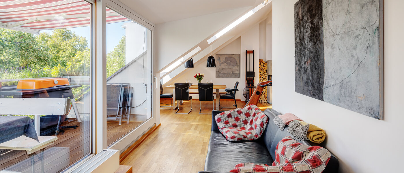 ático con terraza München Ramersdorf 04 zona de día  13657