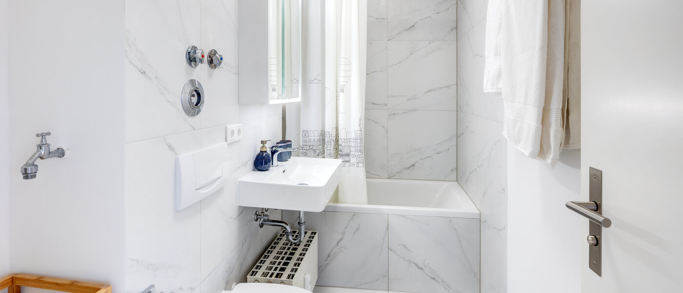 ático con terraza München Neuperlach 01 baño 13658