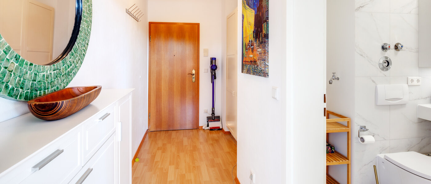 ático con terraza München Neuperlach 02 pasillo 13658