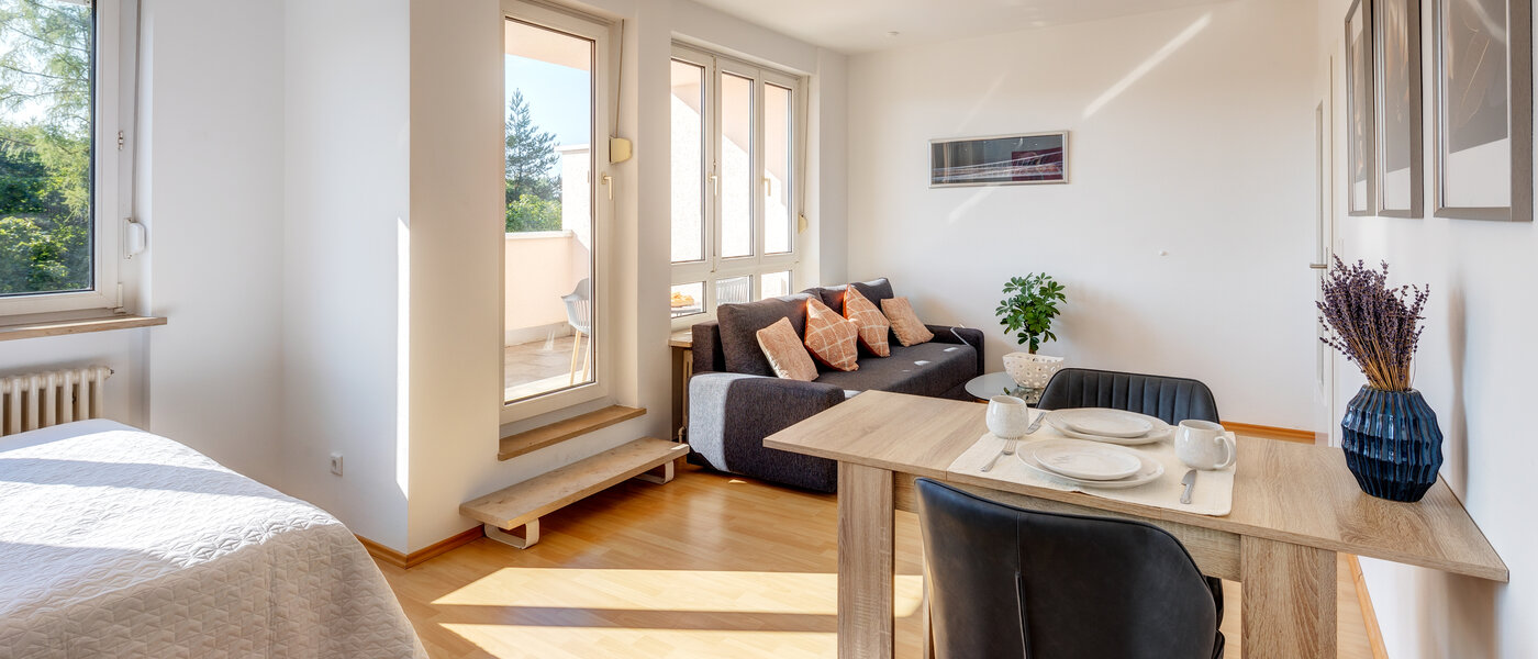 ático con terraza München Neuperlach 03 zona de día  13658