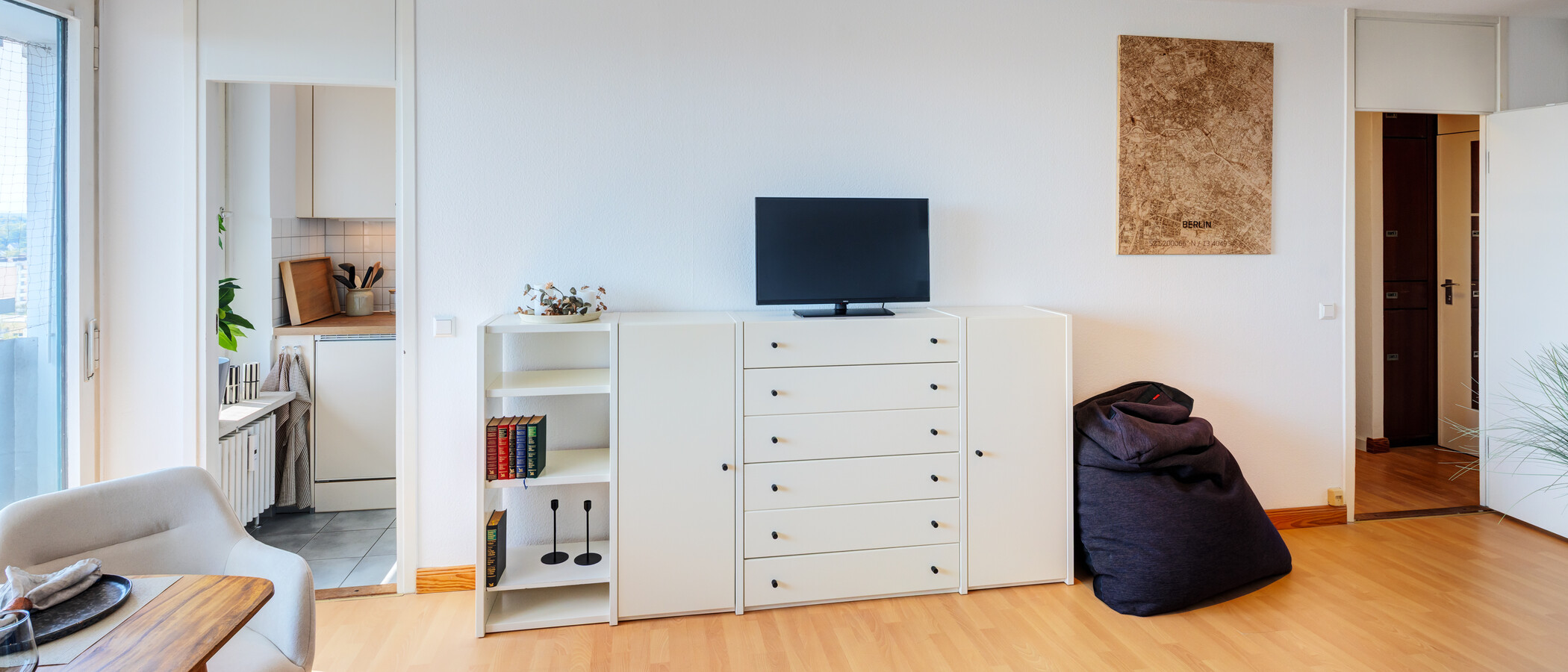 apartamento München Parkstadt Solln 03 zona de día  13660
