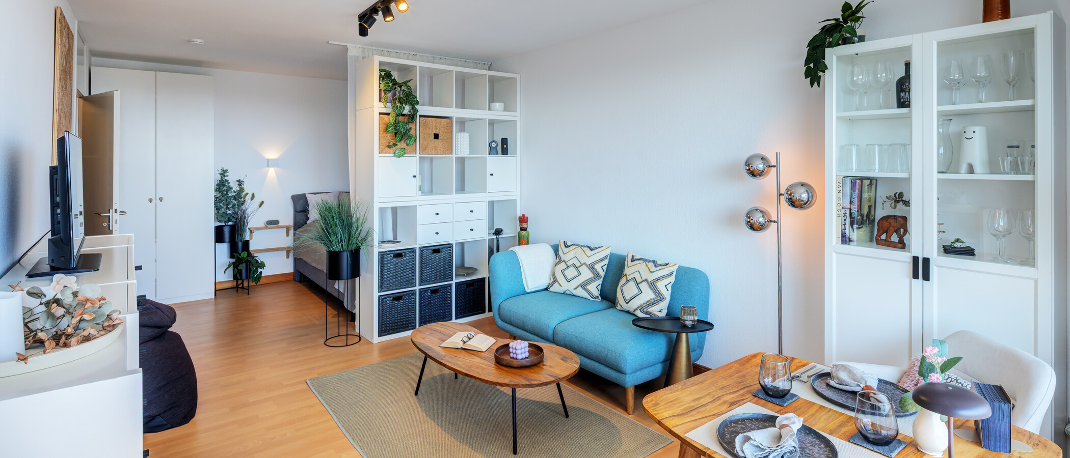 apartamento München Parkstadt Solln 04 zona de día  13660