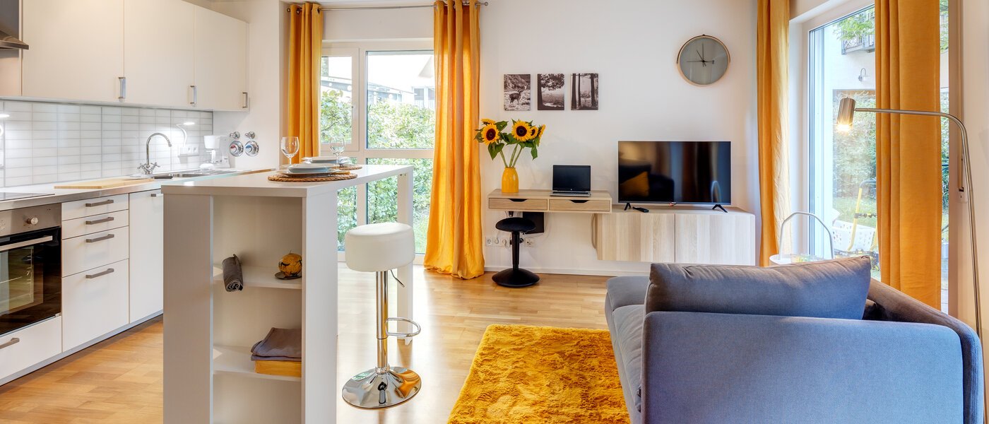 apartamento München Obergiesing 02 zona de día  13663