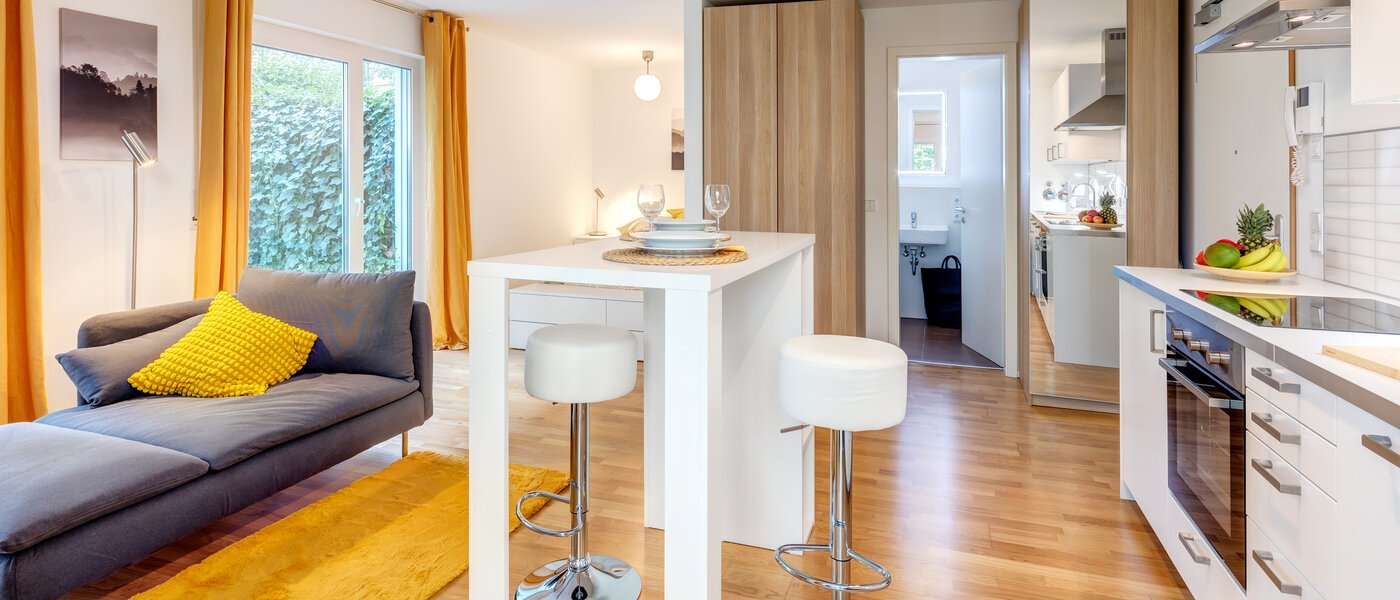apartamento München Obergiesing 05 zona de día  13663
