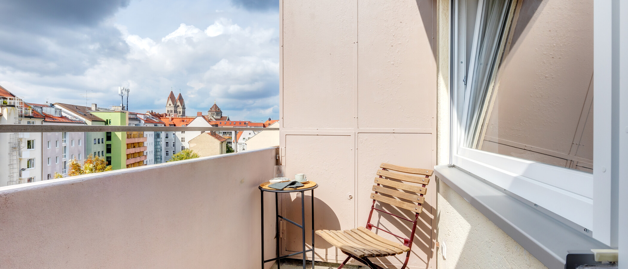 apartamento München Maxvorstadt 01 balcón 13666