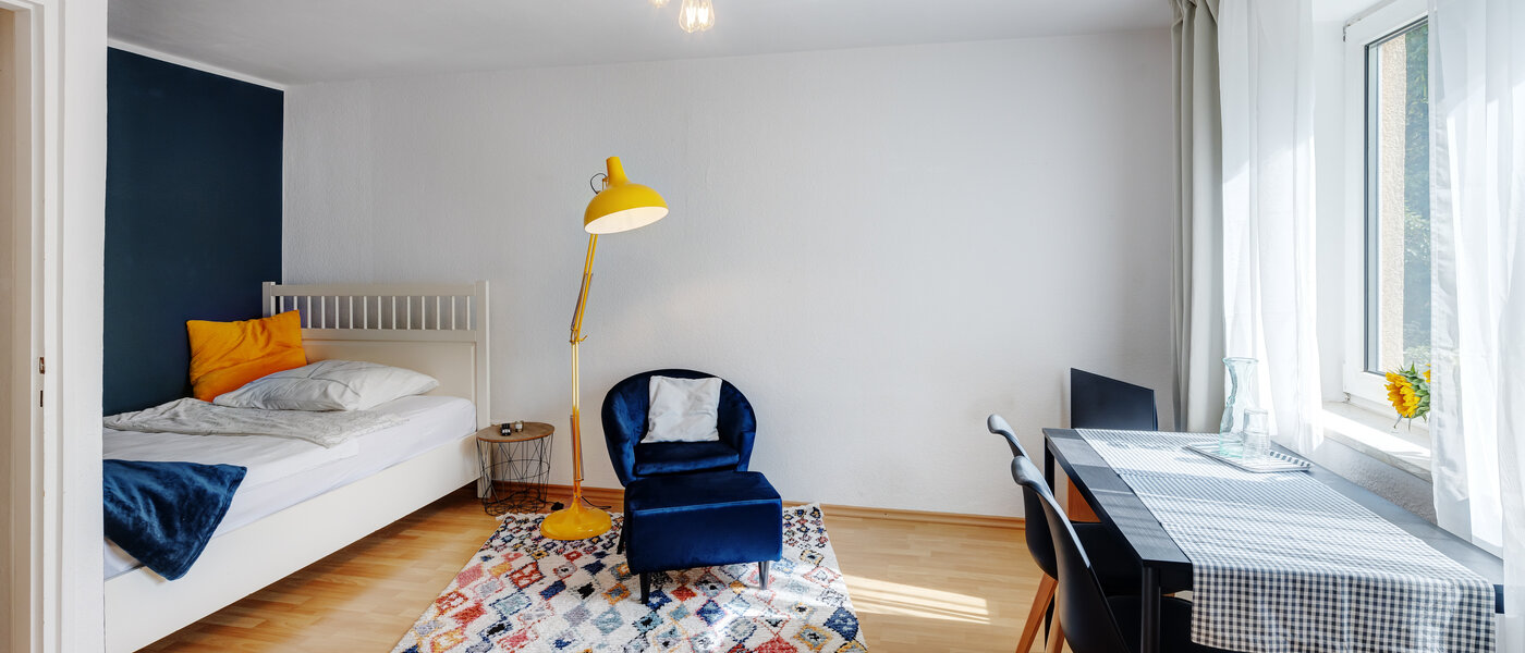 apartamento München Parkstadt Bogenhausen 01 zona de día  13668