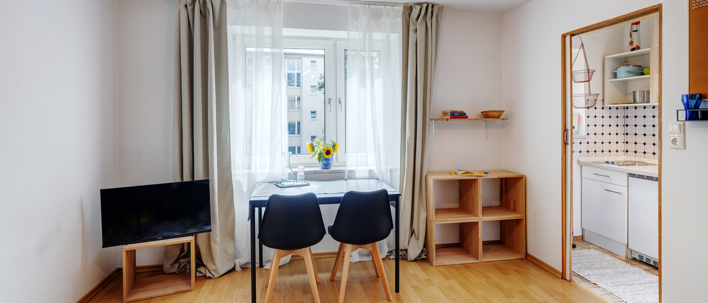 apartamento München Parkstadt Bogenhausen 02 zona de día  13668