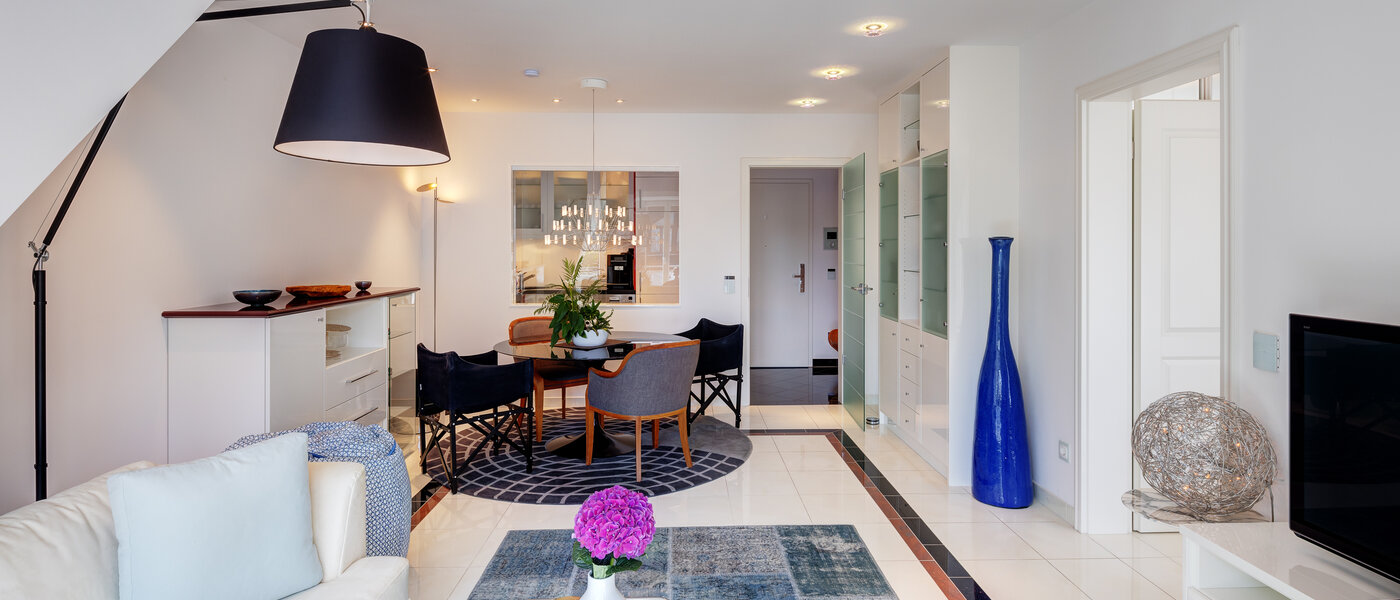 ático München Solln 03 sala de estar 13669