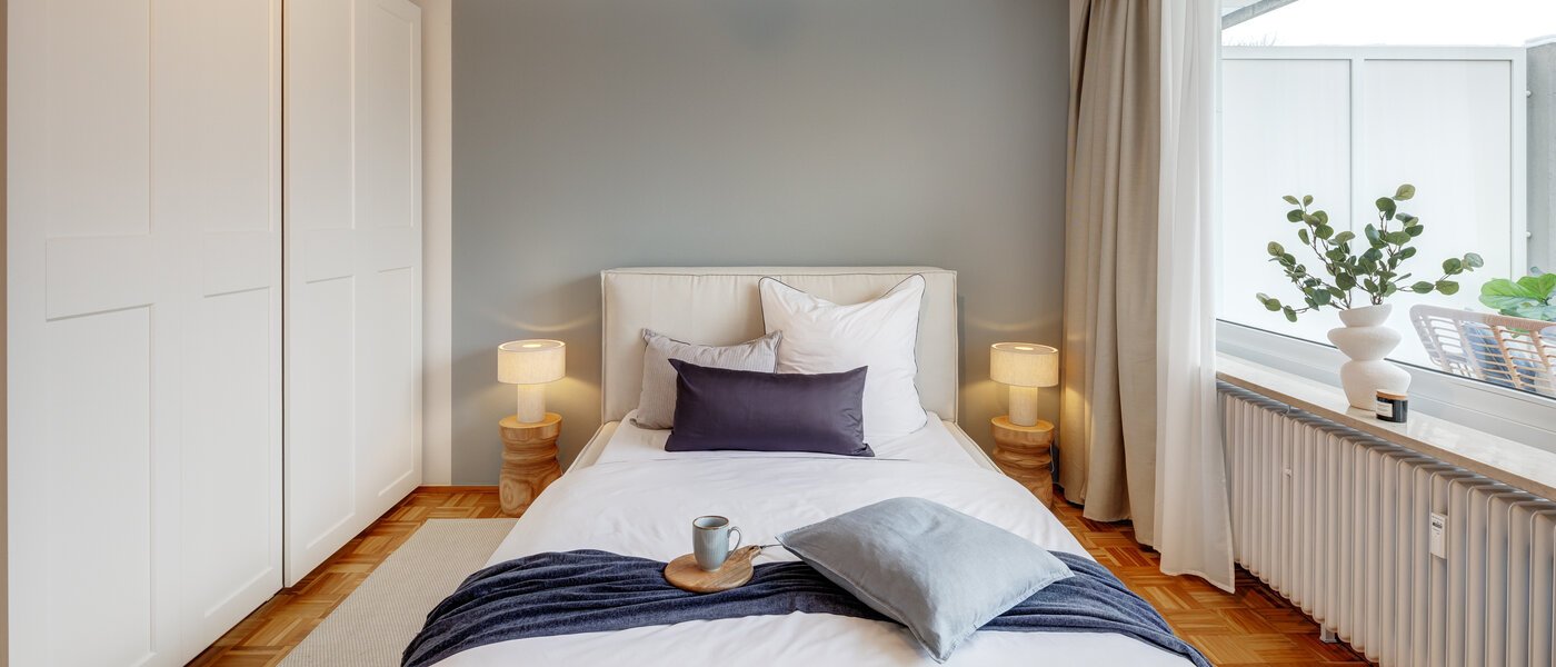 ático con terraza München Pasing 01 zona de dormir 13685