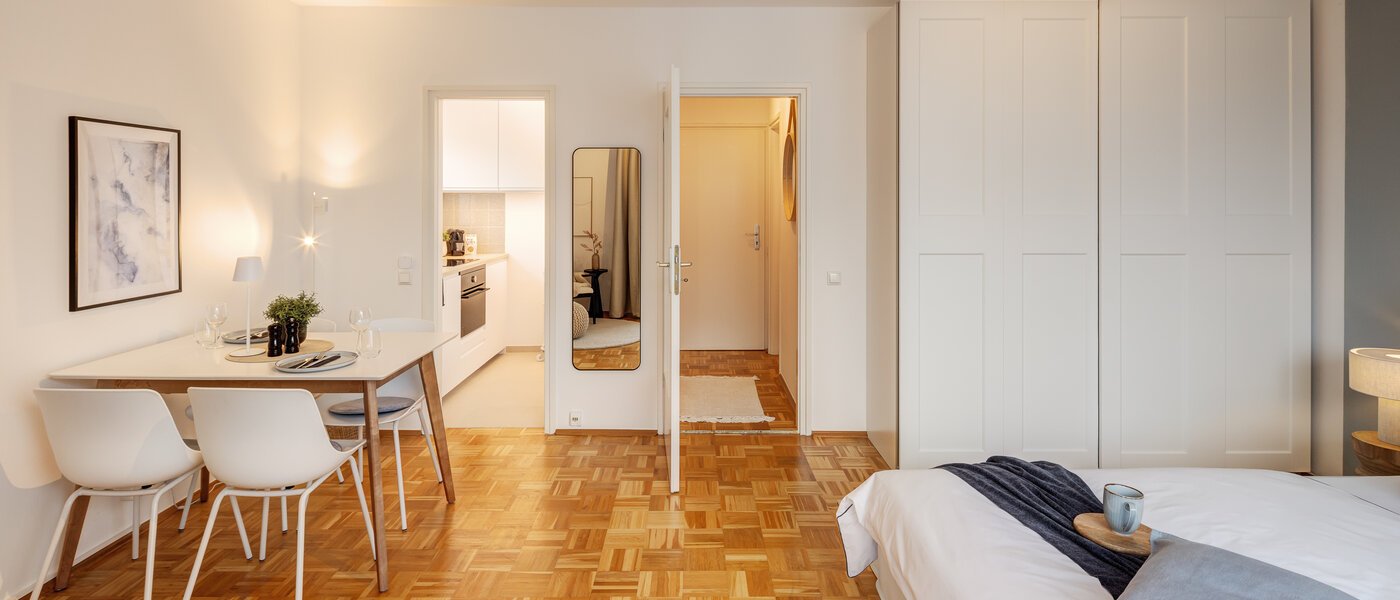 ático con terraza München Pasing 05 zona de día  13685