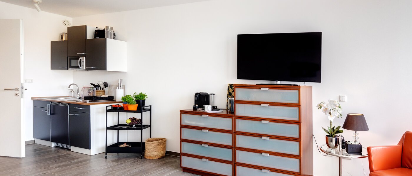 apartamento München Olympiadorf 03 zona de día  13686