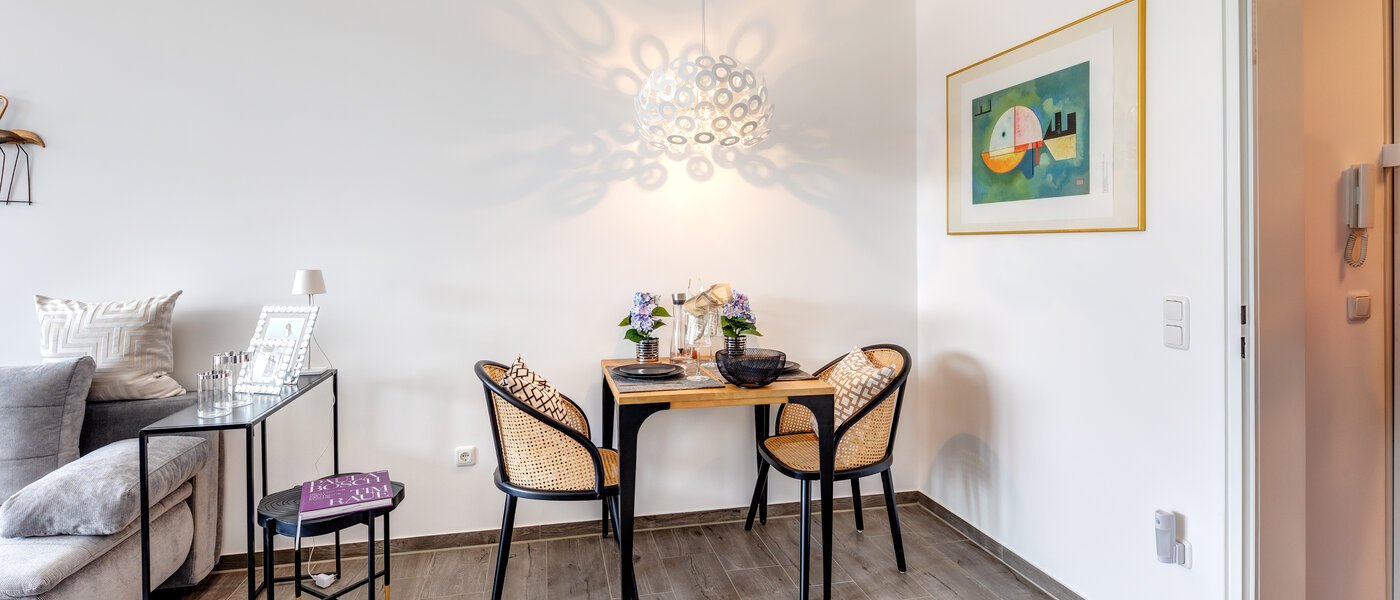 apartamento München Olympiadorf 05 zona de día  13686