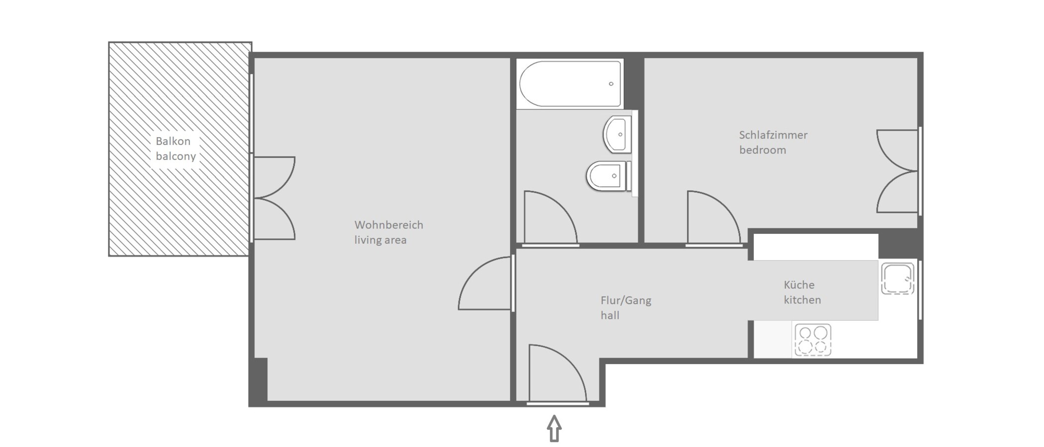 apartamento Unterhaching 01 plano 13690