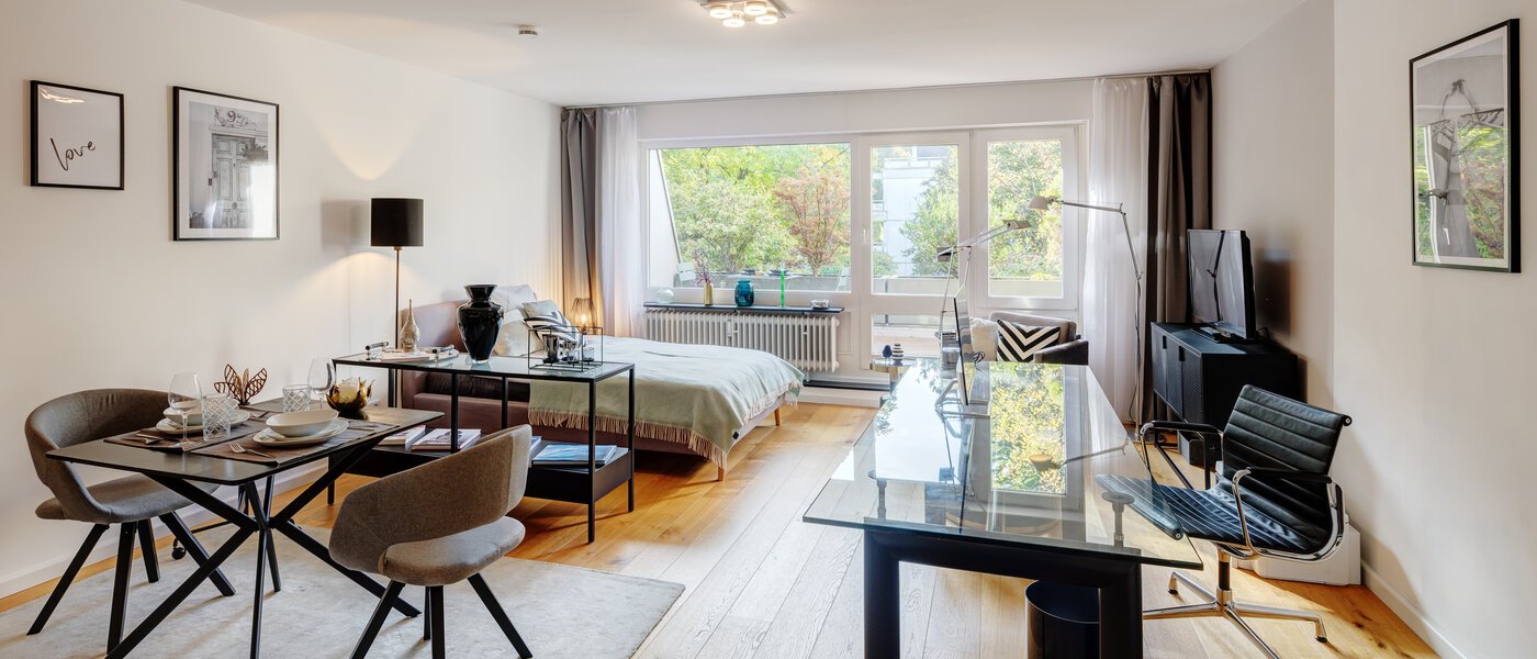 apartamento München Solln 01 zona de día  13691