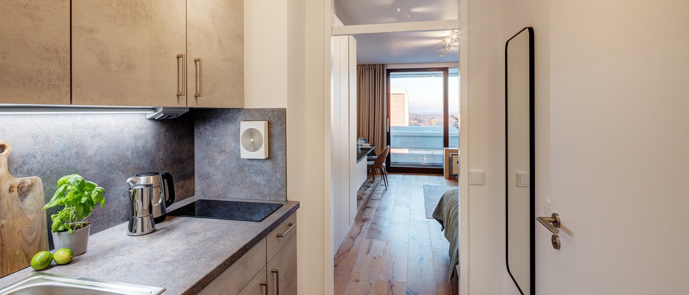 apartamento München Arabellapark 02 pasillo 13725