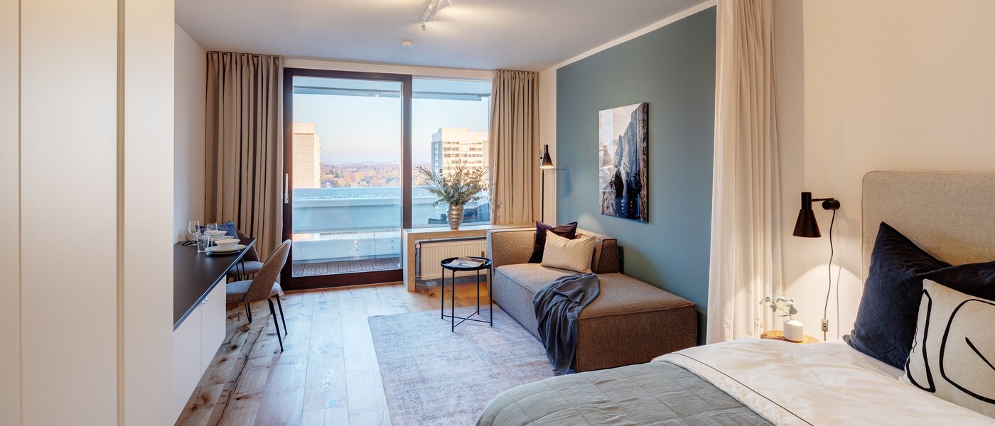 apartamento München Arabellapark 01 zona de día  13725