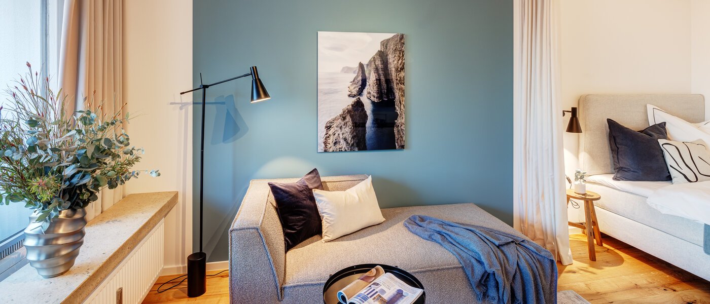 apartamento München Arabellapark 02 zona de día  13725