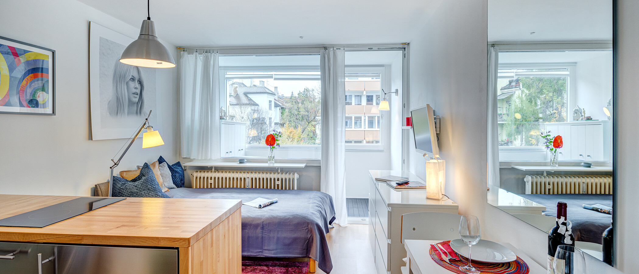 apartamento München Neuhausen 01 zona de día  13727