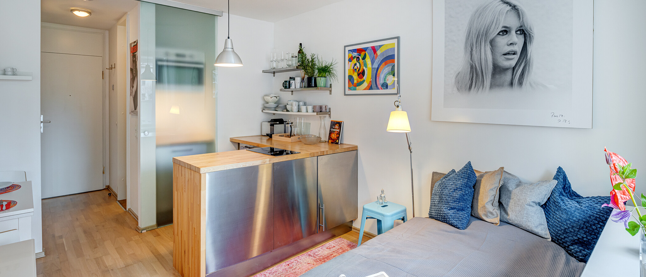 apartamento München Neuhausen 03 zona de día  13727