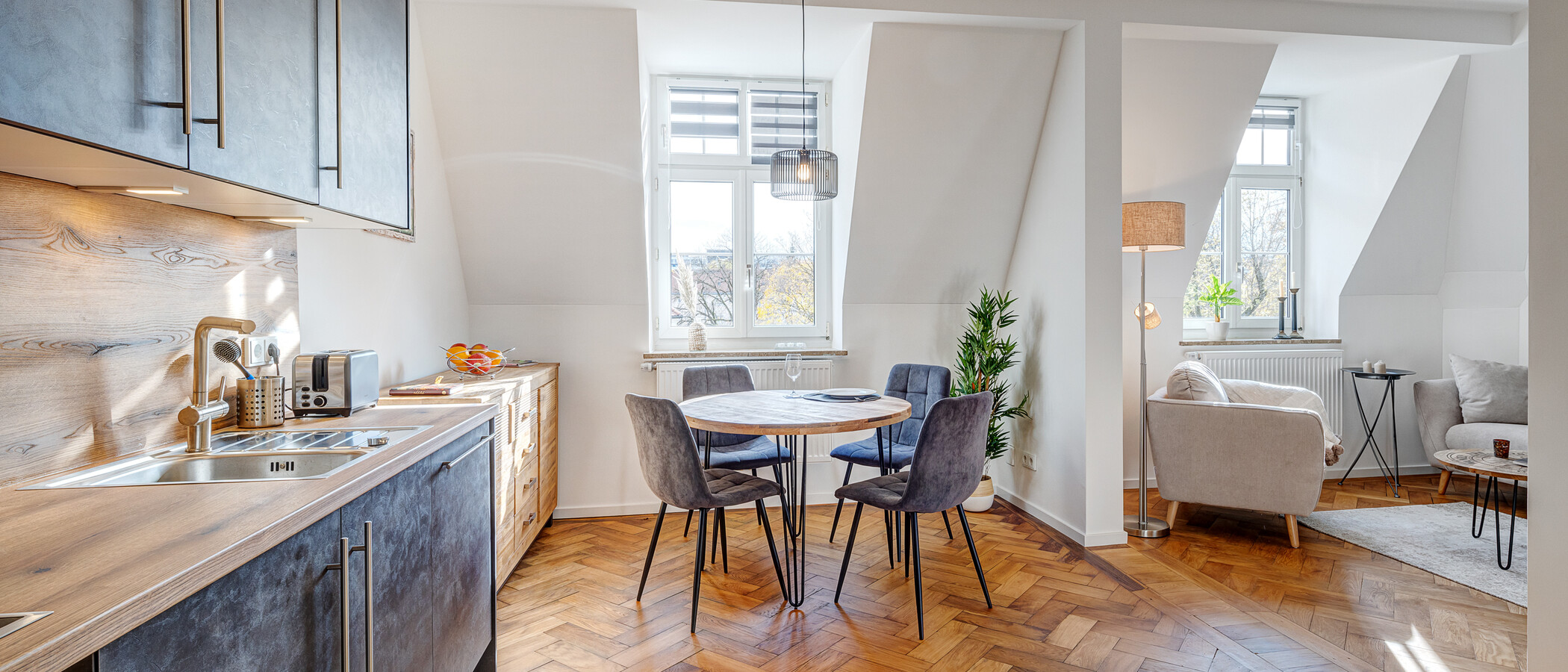 apartamento München Obersendling 03 cocina 13740