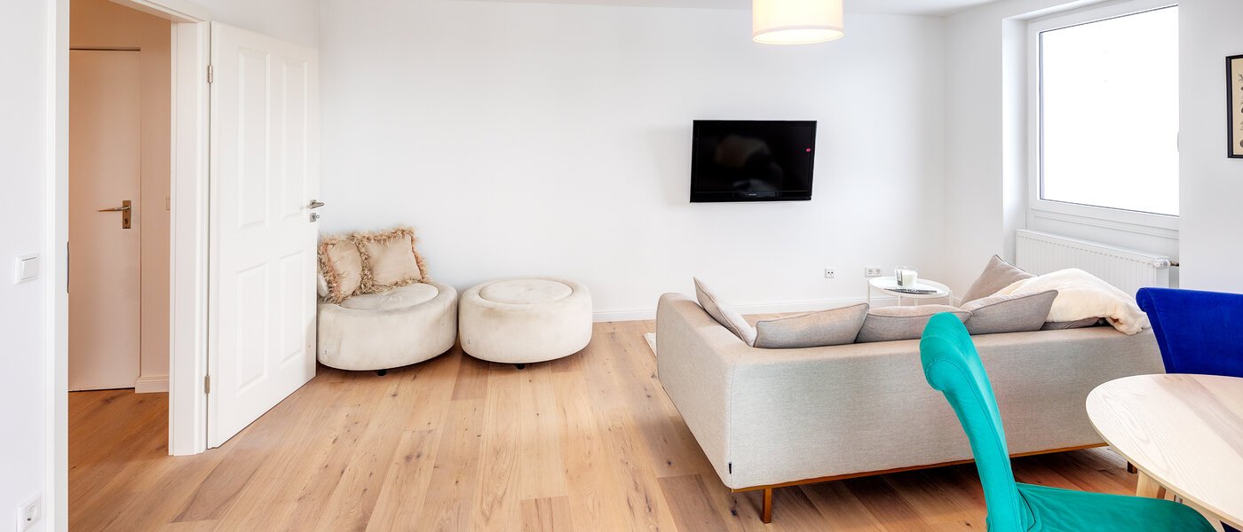 ático con terraza München Schwabing-West 02 zona de día  13771