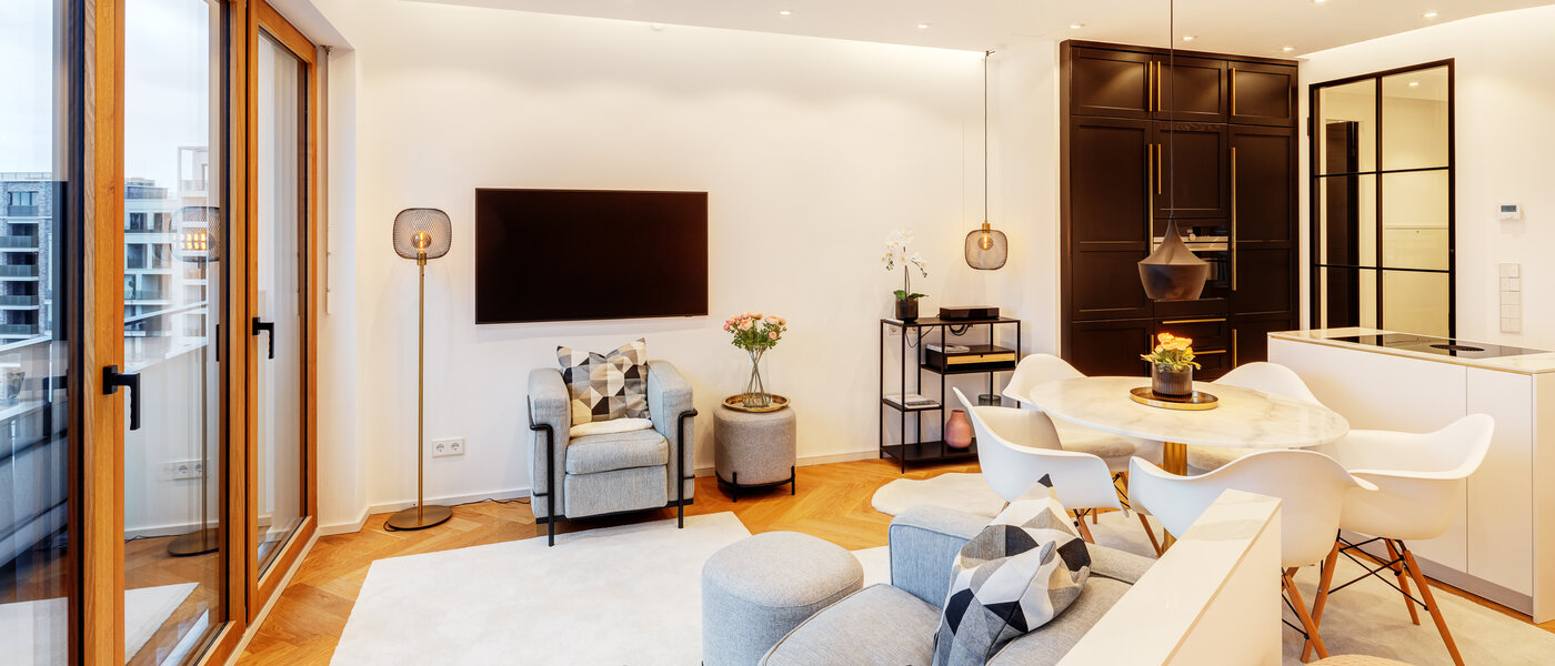 apartamento München Haidhausen 03 zona de día  13772