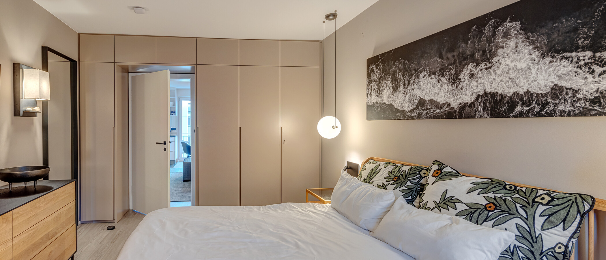 apartamento München Schwabing-Nord (zw. Belgrad- & Leopoldstraße) 04 dormitorio 13778