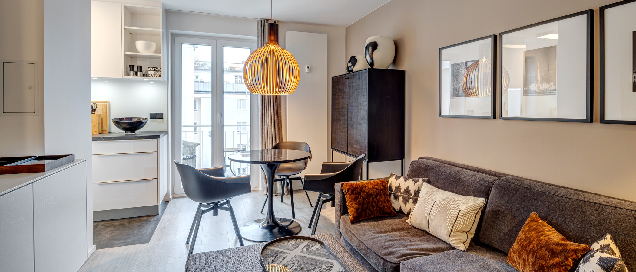 apartamento München Schwabing-Nord (zw. Belgrad- & Leopoldstraße) 01 zona de día  13778