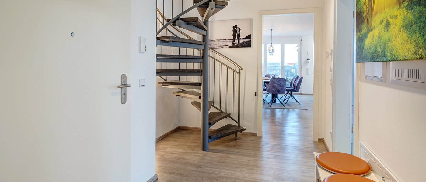 ático con terraza München Neuaubing 01 pasillo 13783