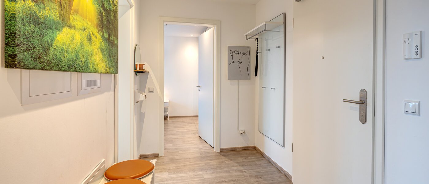 ático con terraza München Neuaubing 02 pasillo 13783