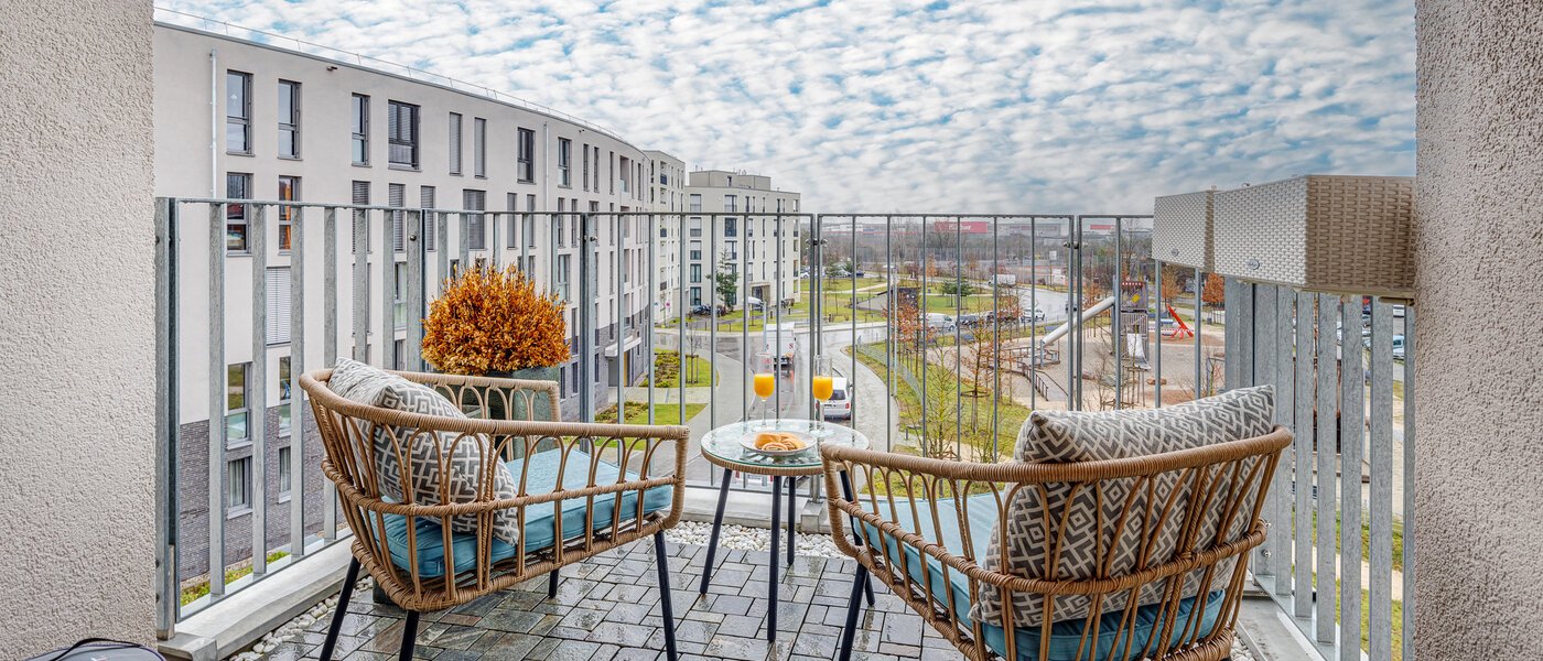 ático con terraza München Neuaubing 01 balcón 13783