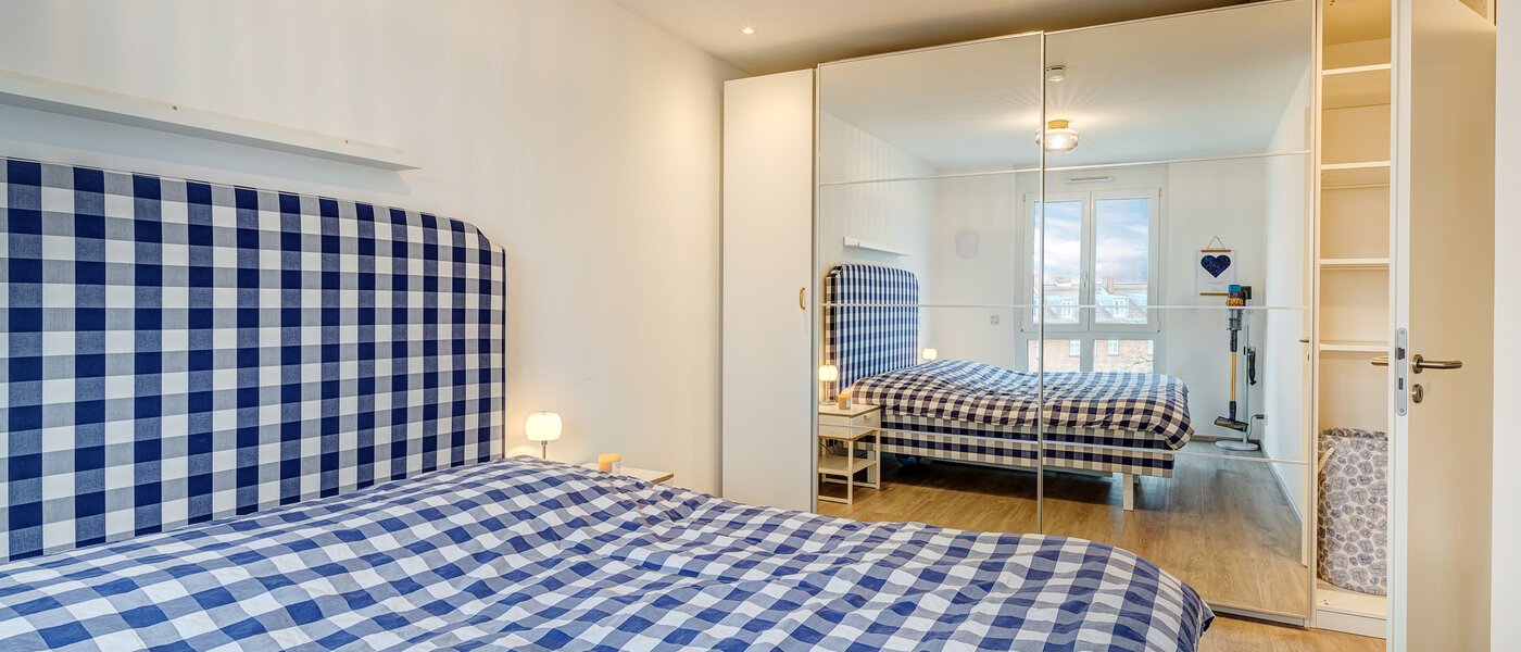 ático con terraza München Neuaubing 02 dormitorio 13783