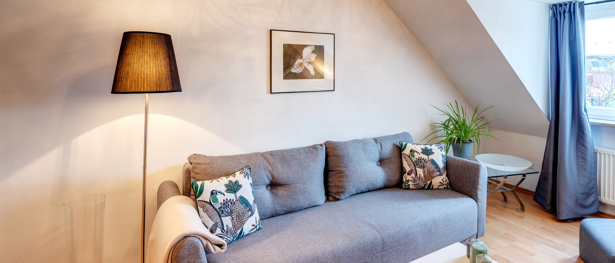 apartamento München Maxvorstadt 03 sala de estar 13801