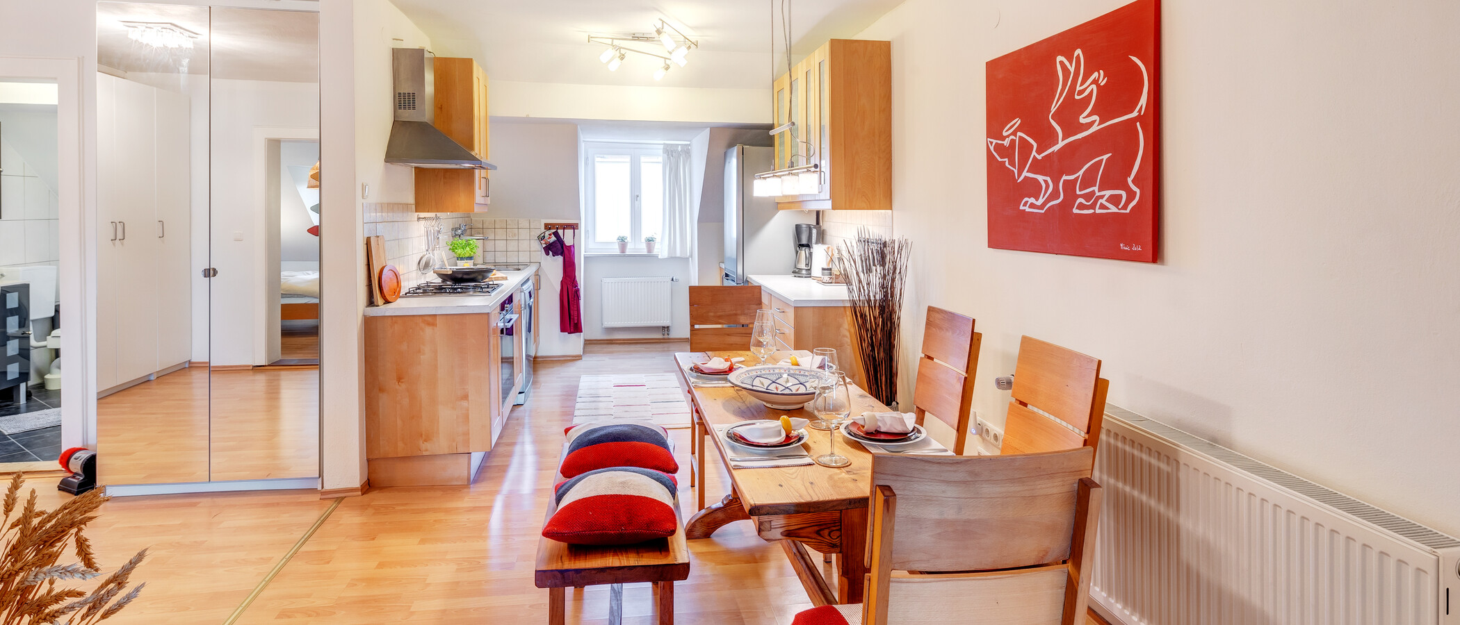apartamento München Maxvorstadt 02 zona comedor 13801