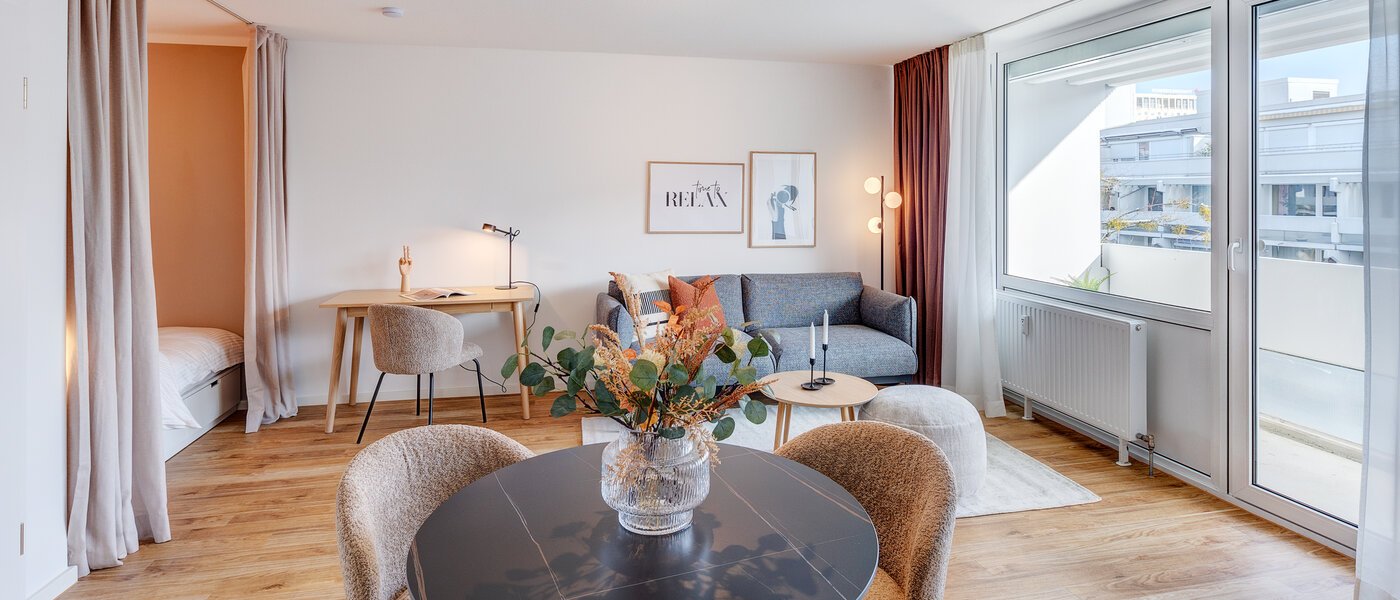 apartamento München Neuhausen 02 zona de día  13806