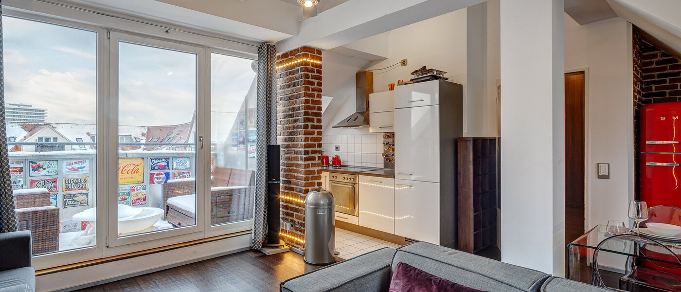 apartamento München Schwabing-Nord (zw. Leopoldstraße & Englischen Garten) 02 zona de día  13809