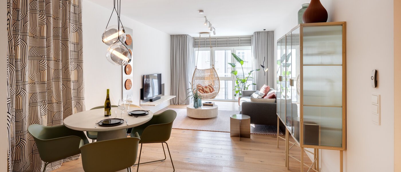 apartamento München Dreimühlenviertel 01 zona de día  13821