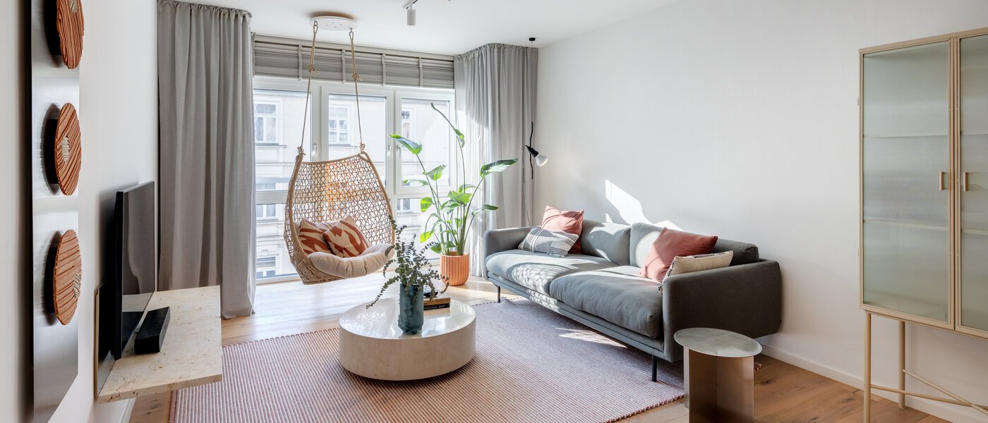 apartamento München Dreimühlenviertel 03 zona de día  13821