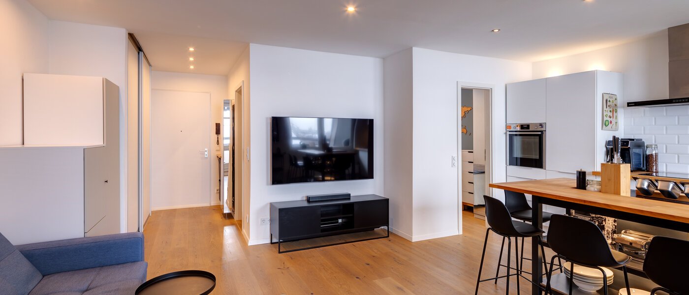 ático con terraza München Obergiesing 02 zona de día  13824