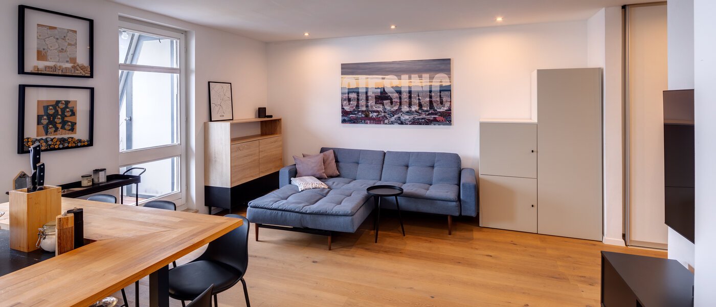 ático con terraza München Obergiesing 03 zona de día  13824