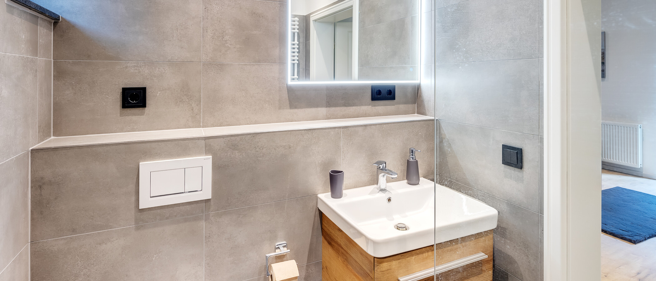 apartamento München Glockenbachviertel 02 baño 13829