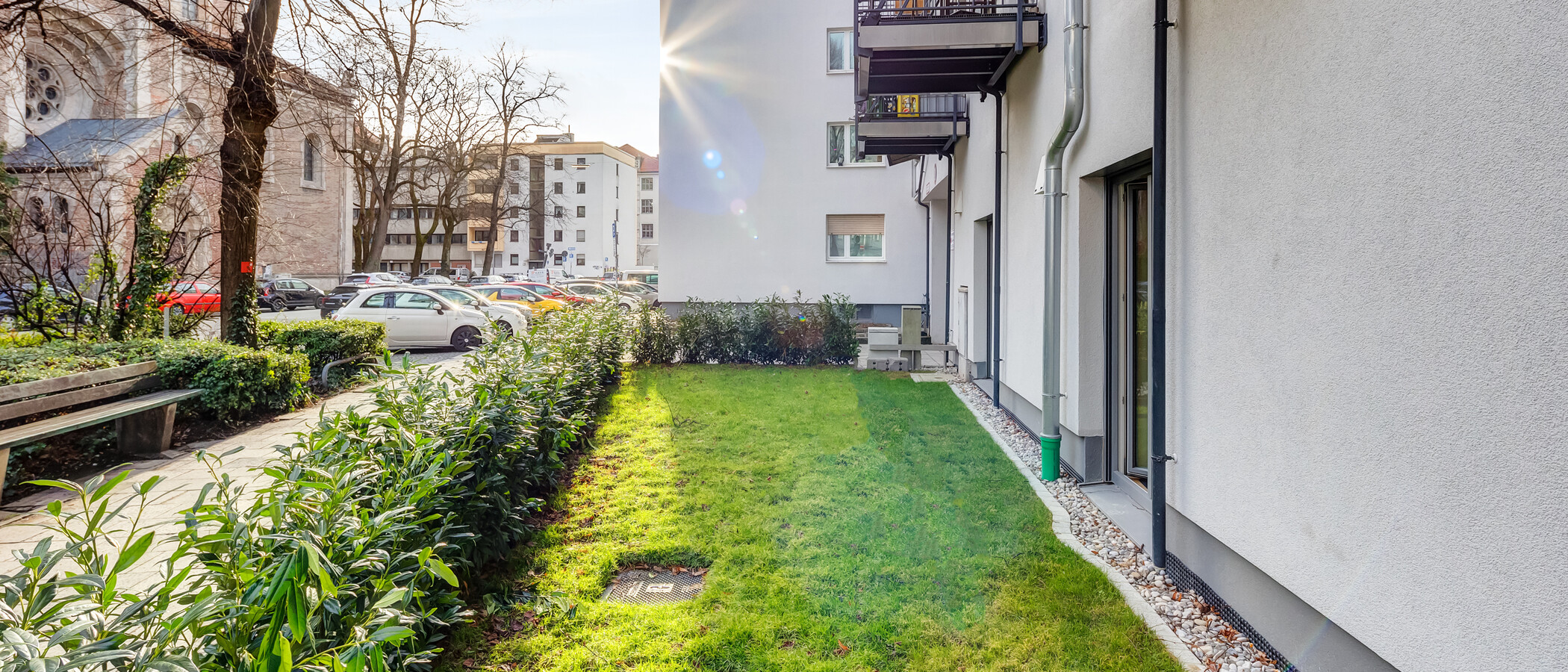apartamento München Glockenbachviertel 01 jardín 13829