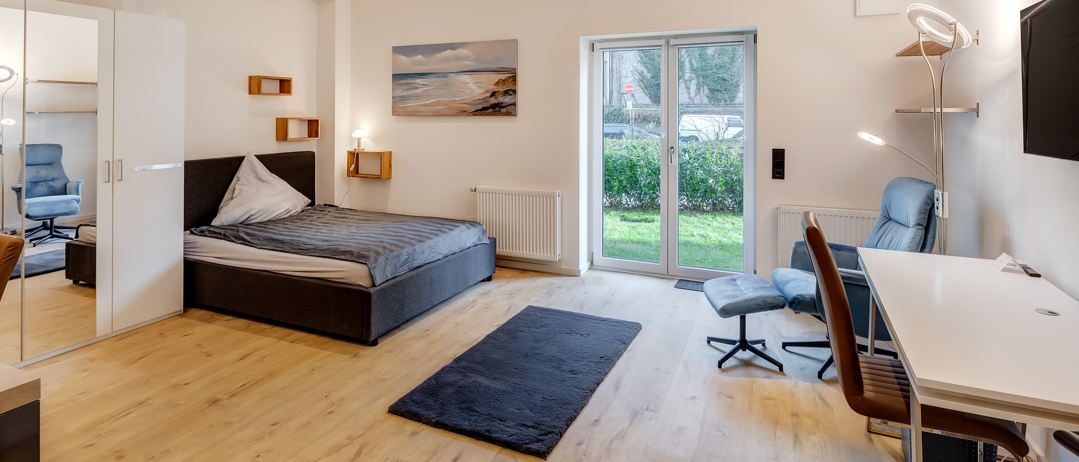 apartamento München Glockenbachviertel 01 zona de día  13829