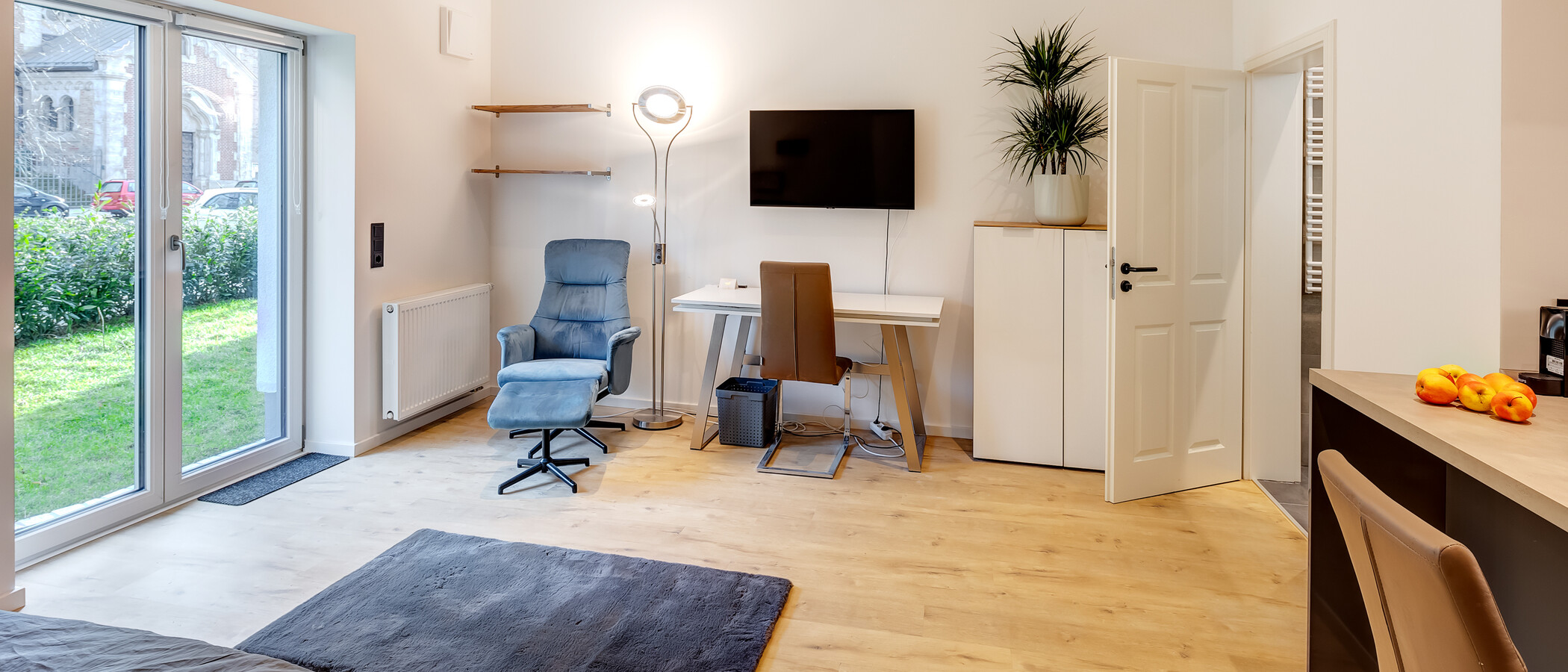 apartamento München Glockenbachviertel 02 zona de día  13829