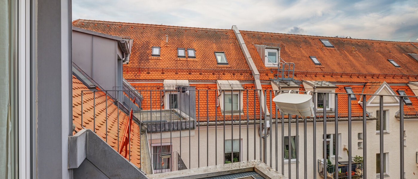 ático München Schwabing (rechts der Leopoldstraße) 03 balcón 13837