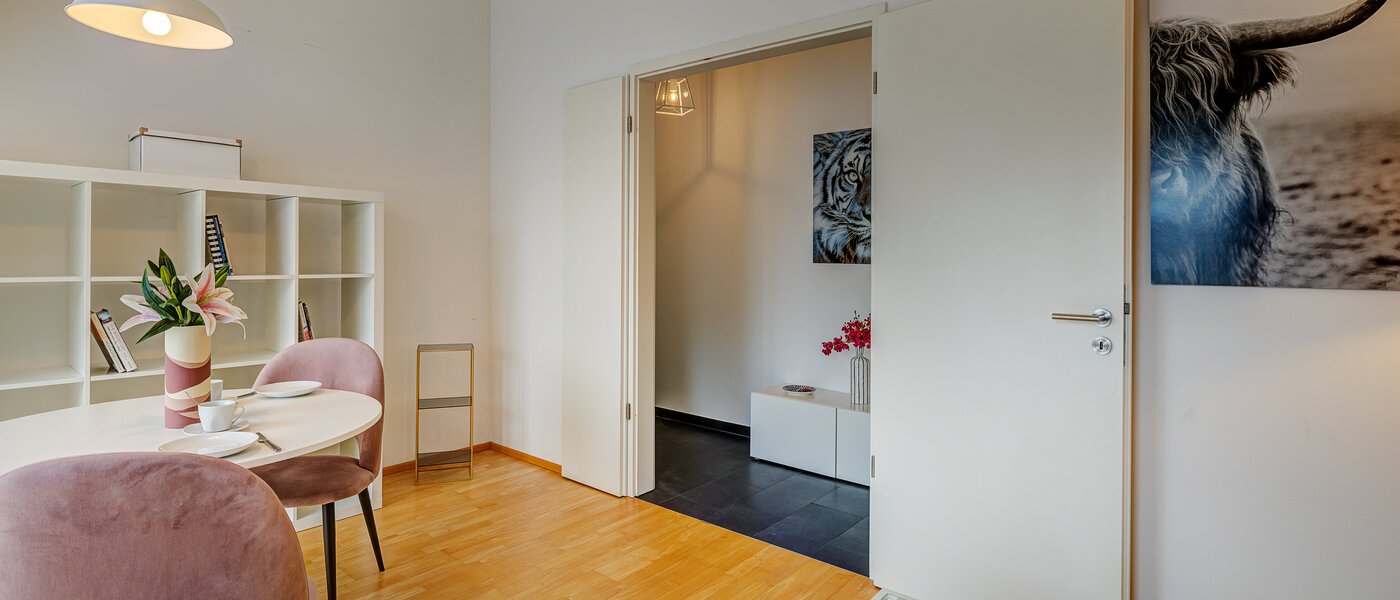 ático München Schwabing (rechts der Leopoldstraße) 04 sala de estar 13837